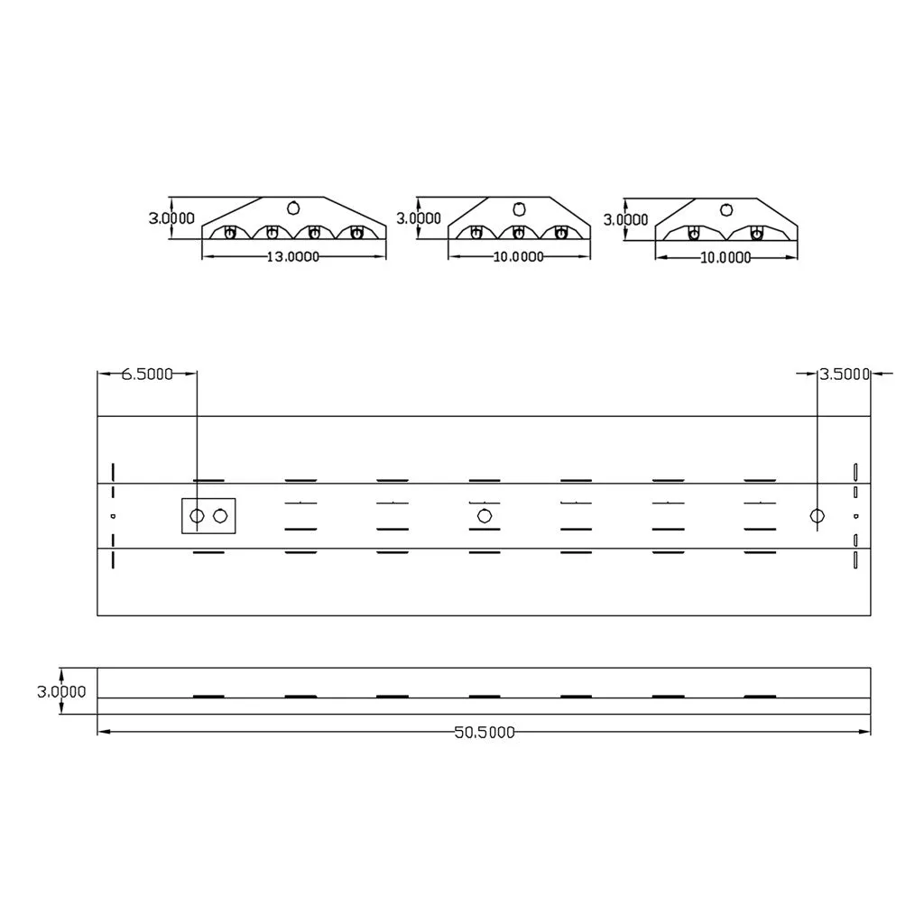 T5HO FLUORESCENT T5L 2, 3 & 4 LAMP LINEAR LIGHTING FIXTURE