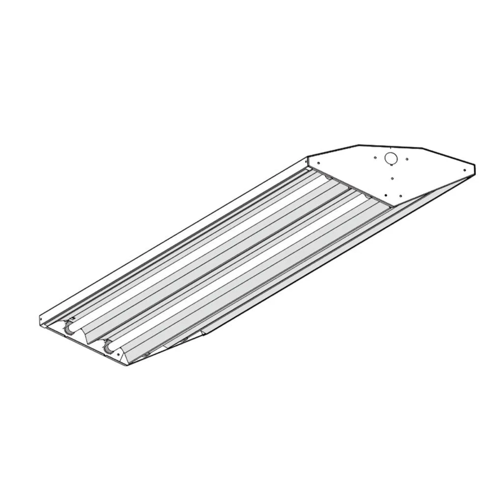 T8 FLUORESCENT VMAX 4, 6 & 8 LAMP LINEAR LIGHTING FIXTURE