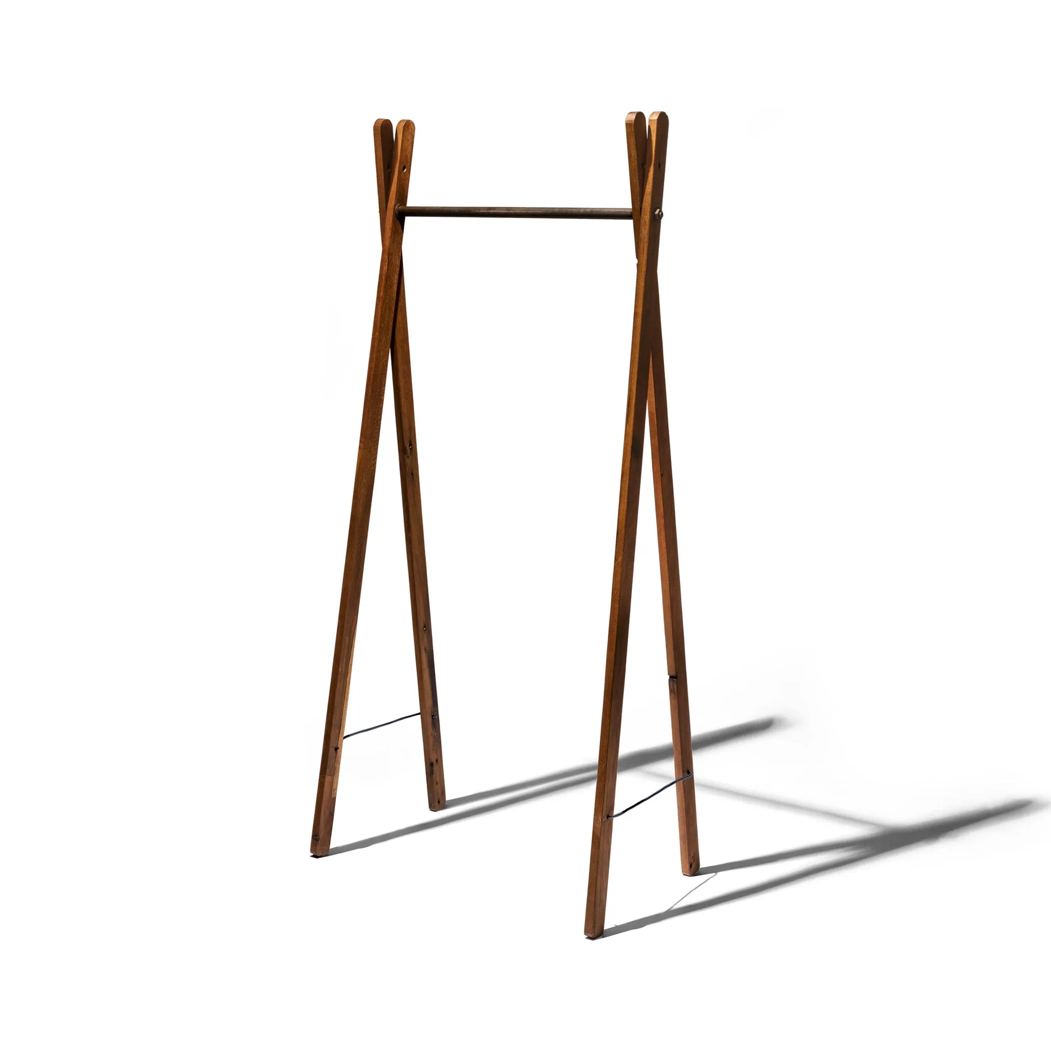 TEAK WOOD GARMENT RACK