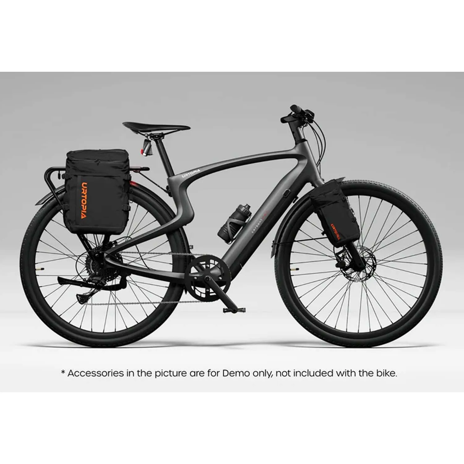 Urtopia Carbon 1 Pro, High Step, Customized rear hub, Black