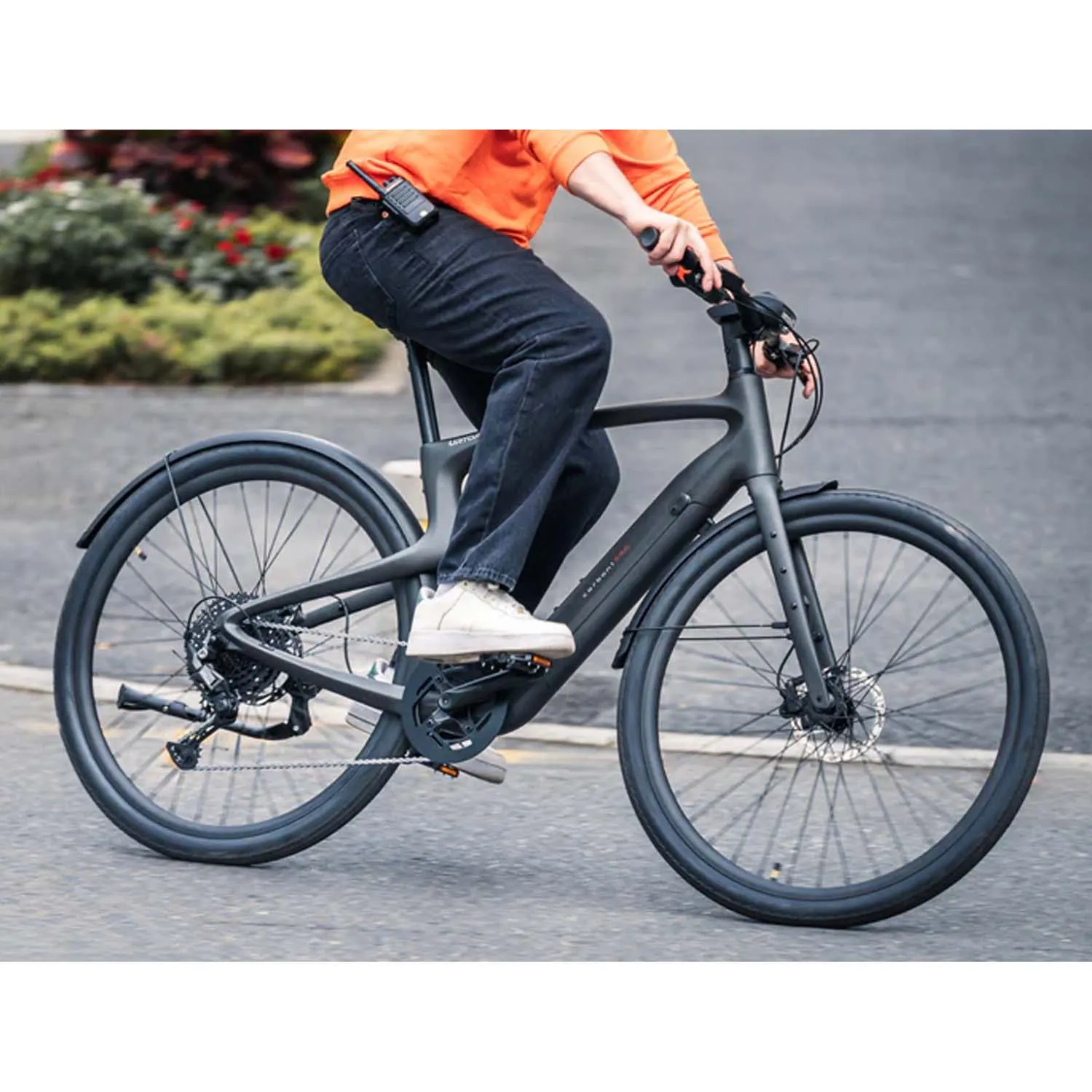 Urtopia Carbon 1 Pro, High Step, Customized rear hub, Black