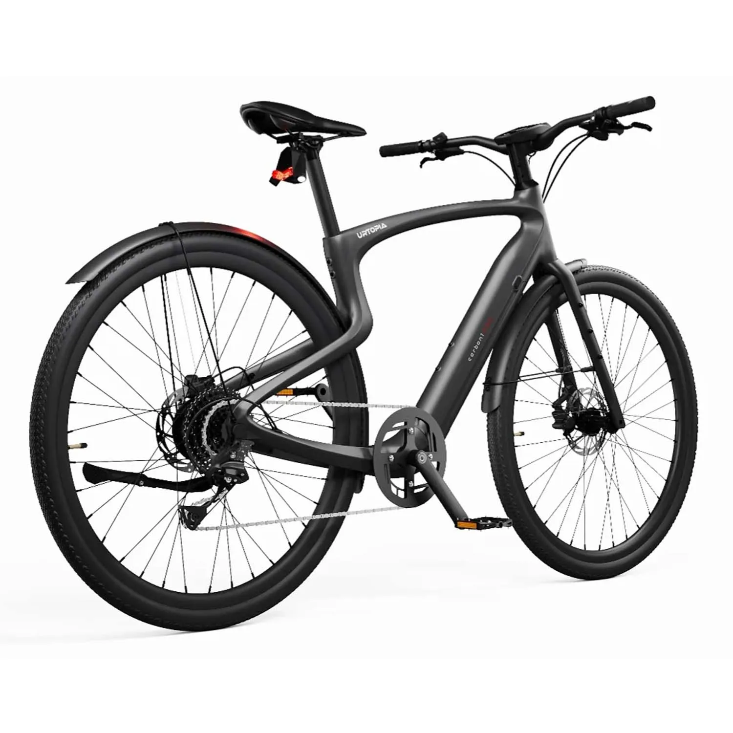 Urtopia Carbon 1 Pro, High Step, Customized rear hub, Black