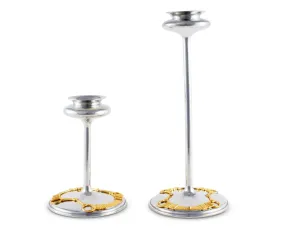 VAGABOND HOUSE GOLDEN EQUESTRIAN CANDLESTICK TAPER / TEA LIGHT