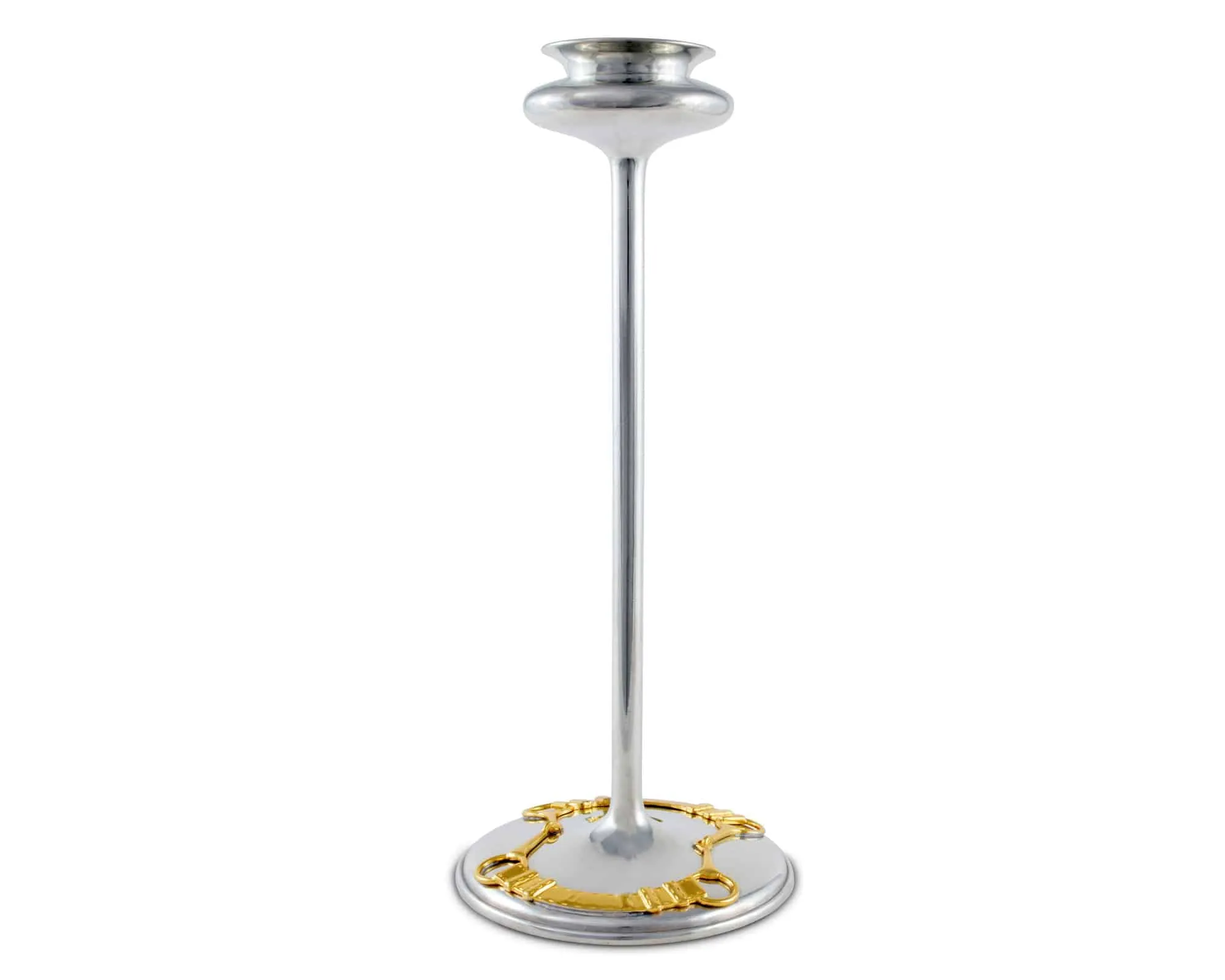 VAGABOND HOUSE GOLDEN EQUESTRIAN CANDLESTICK TAPER / TEA LIGHT
