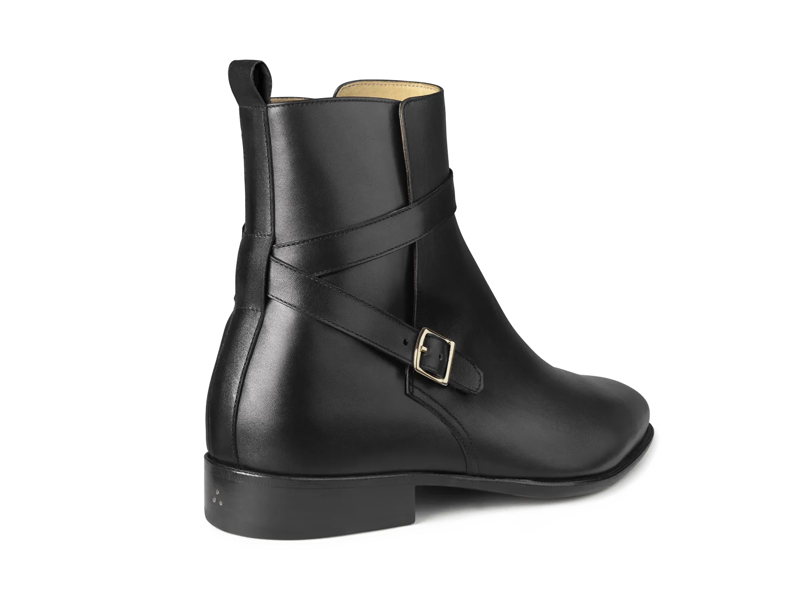 Watts Jodhpur Boot in Black Calf