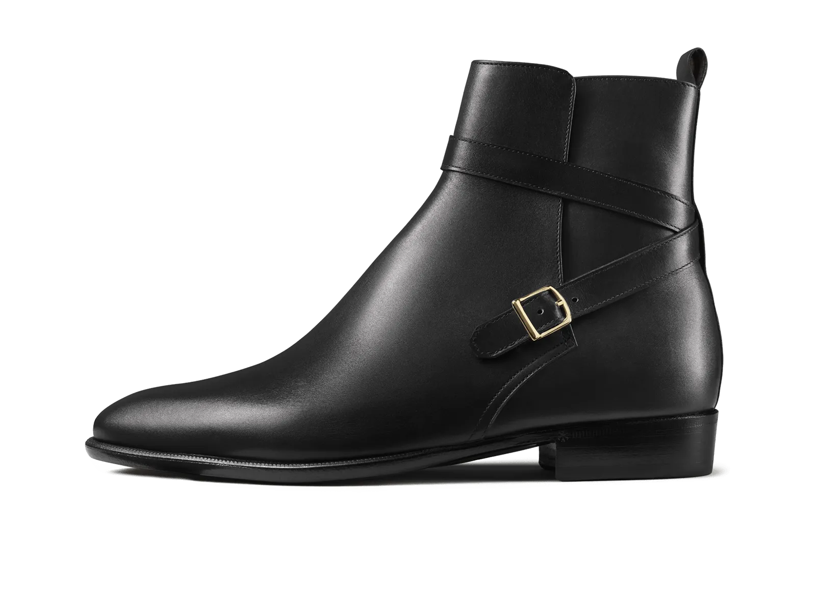 Watts Jodhpur Boot in Black Calf