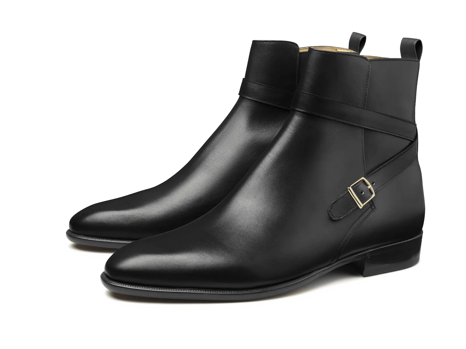 Watts Jodhpur Boot in Black Calf